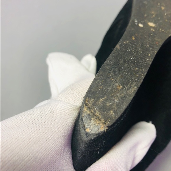 Authentic Lanvin Suede Wedge Ankle Boots - Picture 8 of 8